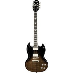 Epiphone SG Modern Figured Trans Black