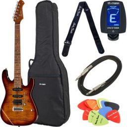Harley Benton Fusion-III HSS Roasted Bundle