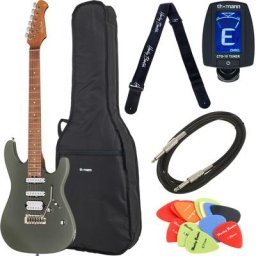 Harley Benton Fusion-III HSS Roasted Bundle