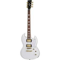 Harley Benton DC-Custom White