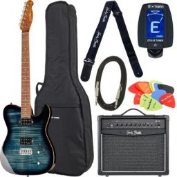 Harley Benton Fusion-T HH HT Roasted Bundle