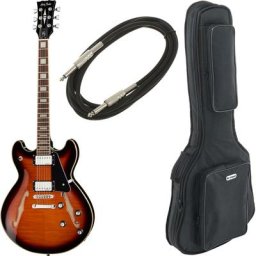 Harley Benton HB-35Plus Vintage Burst Bundle