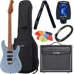 Harley Benton Fusion-III HSS Roasted Bundle