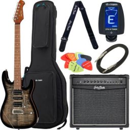 Harley Benton Fusion-III HSH Roasted Bundle