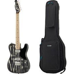 Harley Benton TE-90FLT Black Blast Bundle