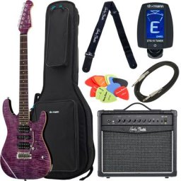 Harley Benton Fusion-III HSH EB FPU Bundle