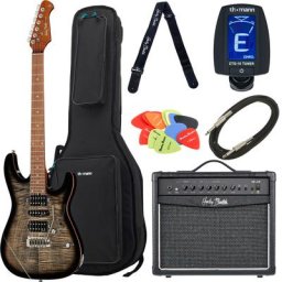 Harley Benton Fusion-III HSH Roasted Bundle