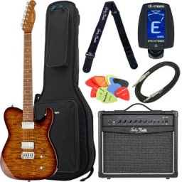 Harley Benton Fusion-T HH HT Roasted Bundle