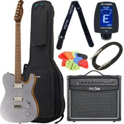 Harley Benton Fusion-T HH HT Roasted Bundle