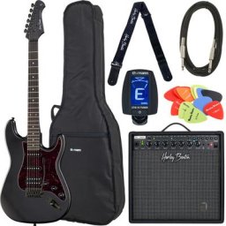 Harley Benton ST-20HSS SBK St. Series Pack