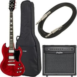 Harley Benton DC-580 CH Vintage Serie Bundle