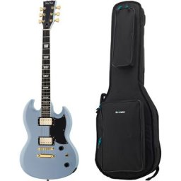 Harley Benton DC-LTD Gotoh Daph. Blue Bundle