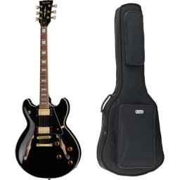 Harley Benton HB-35Plus Black w/Bag