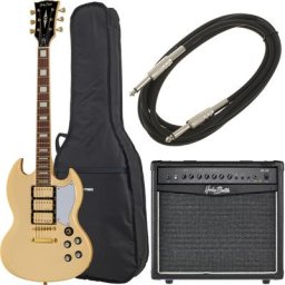 Harley Benton DC-600 VI Vintage Serie Bundle