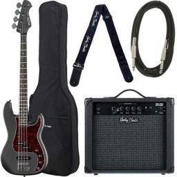 Harley Benton PJ-4 SBK Deluxe Series Bundle