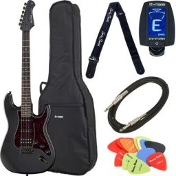 Harley Benton ST-20HSS SBK Standard S Bundle