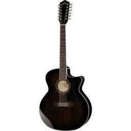 Guild F-2512CE Deluxe Trans Black B.