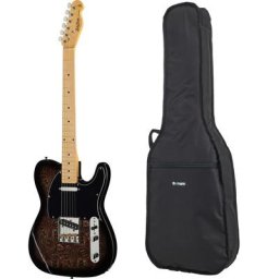 Harley Benton TE-70 Black Paisley Bundle