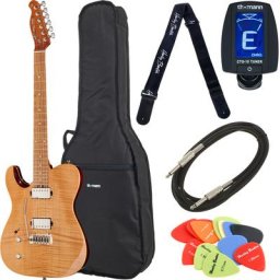 Harley Benton Fusion-T HH LH Roasted Bundle