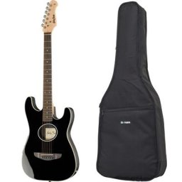 Harley Benton ST-Acoustic Black Bundle