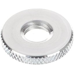 K&M Rändelscheibe Aluminium silber