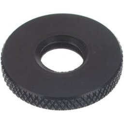 K&M Rändelscheibe Aluminium schwarz