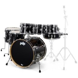 DW PDP CM7 Rock Ebony Stain