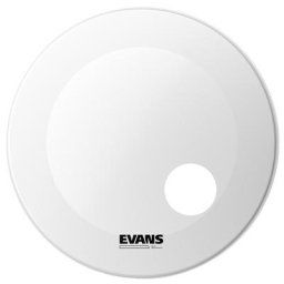 Evans 20"" EQ3 Reso BD Coated White