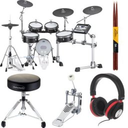 Yamaha DTX10K-M Black Forest Bundle