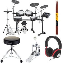 Yamaha DTX8K-M Black Forest Bundle