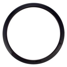 Bass Drum O's 6"" Black round HBL6