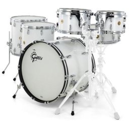 Gretsch US Custom Rock Set White Glass