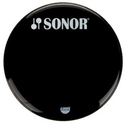 Sonor 24"" Front Head Black with Hole