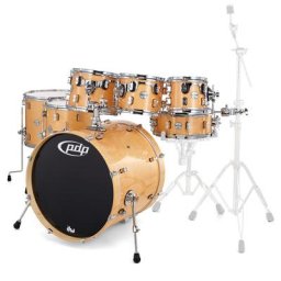 DW PDP CM7 Rock Natural Lacquer