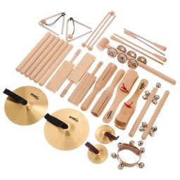 Goldon Percussion Instrumenten Set in Holzbox