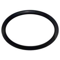 Bass Drum O's 6"" Black Oval HOBL6
