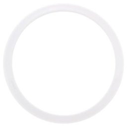 Bass Drum O's 6"" White round HW6