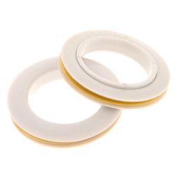 Bass Drum O's 2"" White round HW2