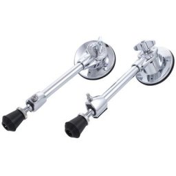 DW Bass Drum Beine chrom Paar