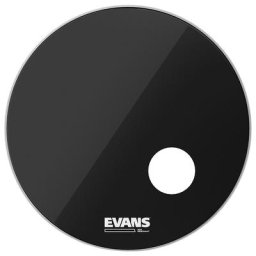 Evans 24"" EQ3 Resonant Bass Drum schwarz