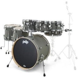 DW PDP CM7 Satin Pewter