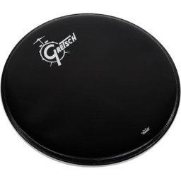 Gretsch 22"" Bass Drum Head Black/Logo