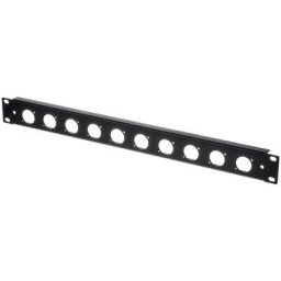 Thon Rack Panel 1U 10 XLR 90°