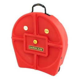 Hardcase 22"" Cymbal Case F.Lined Red