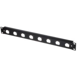 Thon Rack Panel 1U 8XLR 90°