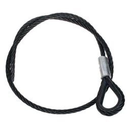 Stairville Steelwire Safety 100cm/8mm Bk