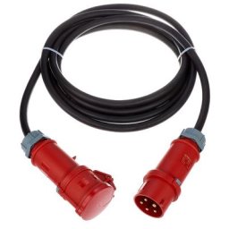 Stairville CEE RubberCable 32A 6,0mm² 5m