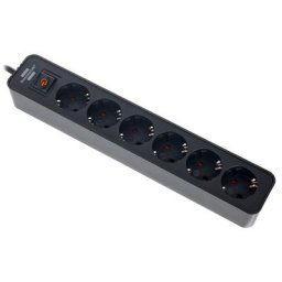 Brennenstuhl Ecolor Power Strip 6 Way BK