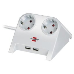 Brennenstuhl Desktop-Power Split 2 Way WH