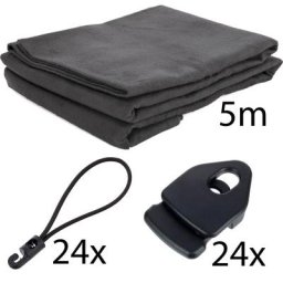Stairville Molton Set schwarz 5x3m